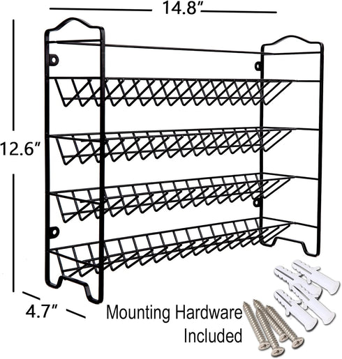 SWOMMOLY 32 396 Set, Countertop, Spice Rack Organizer with Glass Spice Jars, Spice Labels, Chalk Marker and Funnel