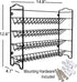 SWOMMOLY 32 396 Set, Countertop, Spice Rack Organizer with Glass Spice Jars, Spice Labels, Chalk Marker and Funnel