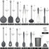 Kitchen Utensils Set, 27pcs Cooking Utensils Set, Non-Stick Silicone Spatula Set, Kitchen Appliances Utensil Sets by Fashionwu