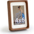 Walnut Wood Picture Frame,Picture 3.5x5 with Mat or 4x6 Without Mat,Standing Desk