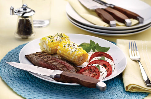 Outset QJ91 Jackson Steakhouse Knife Set, 4-Piece, Stainless Steel