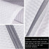 3Pcs Durable Honeycomb Mesh Laundry Bags, 125gsm Net Fabric for Delicates, 12 x 16 Inches