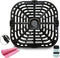 Air Fryer Grill Pan for Instants Vortex 2QT Mini Air Fryer Oven, Nonstick Crisper Plate with Rubber Tabs