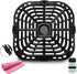 Air Fryer Grill Pan for Instants Vortex 2QT Mini Air Fryer Oven, Nonstick Crisper Plate with Rubber Tabs