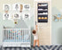 SLEEPING LAMB Over The Door Shoe Rack, Short Hanging Organizer with Large Deep Pockets for Boots, Black