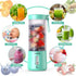 Portable Blender, Personal Size Blender for Smoothies and Shakes, USB Rechargeable Mini Juicer Cup for Kitchen, Travel
