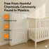 CHUPER 28" 64" 7" Crib Mattress Storage Bag,Heavy Duty Mattress Bags for Moving,Fits x x Standard Crib