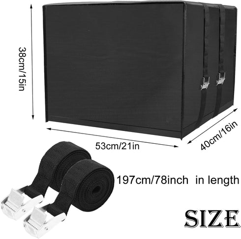 Insulated Air Conditioner Cover for Window Units, 3 Layers Waterproof Insulation for Outdoor AC Protection