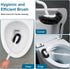 BKCOYSJ 1) Toilet Bowl Brush and Holder Sturdy Plastic Long Handled Toilet Brushes for Bathroom with Ventilated Base