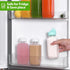 12 Pack 16 Oz CUCUMI Glass Milk Bottles with Lids, Glass Juice Bottles with Scale & Silicone Pour Spout, Reusable Juice