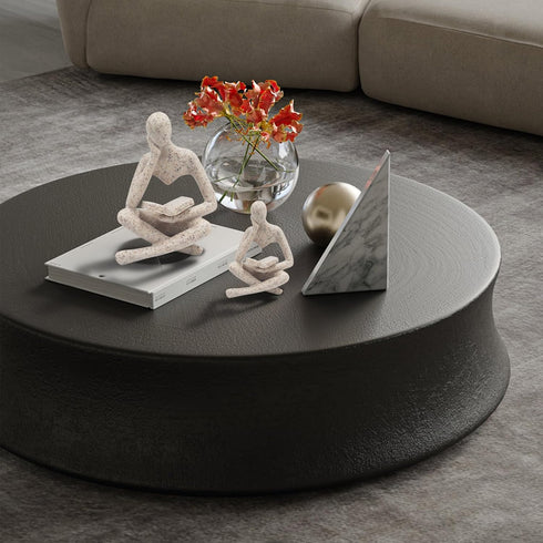 MinrzPet Bookshelf Decor, Reading Thinker Sculpture Figurine, Coffee Table Decor, Entry Way Table Home Decor