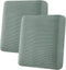 Super Stretch Individual Seat Cushion Covers, Thick Jacquard Textured Twill Fabric Slipcover Sets for Loveseat (2)