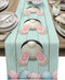 Easter Cotton Linen Table Runner, Bunny Tail Easter Eggs Rabbit Spring Flowers for Dinning Table Decor