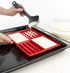 Lekue Silicone Waffle Mold, Set of 2, Red