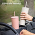 Simple Modern Insulated Tumbler with Lid and Straw, 24oz Iced Coffee Cup, Midnight Black