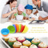Silicone Cupcake Baking Cups - 24 Pack Reusable & Non-stick Muffin Liners Set for Party, Halloween, Christmas, Easy