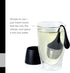 AdHoc Hangtea Infuser Black, Dishwasher-Safe Metal Strainer for Fruit & Other Teas