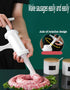 Awxevcik Food Grade Quality Manual Sausage Maker Sausage Stuffer Manual Plastic Meat Filler Funnel Tubes Sausage