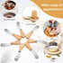 Patelai 12 Pieces Cheese Spreader Cheese Butter Knife Stainless Steel Butter Spreader Knives with Wooden Handle Sandwich Cream Cheese Cake Condiment Knife Set, 4.7 Inch by Patelai