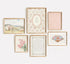 Pouydmi Christian Nursery Wall Art Bible Verse Canvas Wall Decor Girl Floral Wall