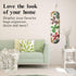 Wall Mount Plastic Bag Holder, Heavy Duty Grocery Bag Organizer Dispenser for Home Kitchen (Multicolor Butterfly)