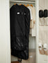 Covermates Keepsakes Deluxe Garment Bag Set - Premium Polyester, Full Length Zipper, ID Window, Black