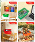 6 (6, GAMENOTE Quart Storage Bins with Lids, Plastic Latching Box for Classroom & Kids Toy Storage,Stackable Shoe Box