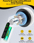 Electric Spin Scrubber, Shower Scrubber with Extendable Arm, Dual-Speed and 3 Brush Heads for Bathroom