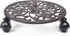Fasmov Rose Cast Iron Plant Stand Plant Pallet Caddy Plant Pot with