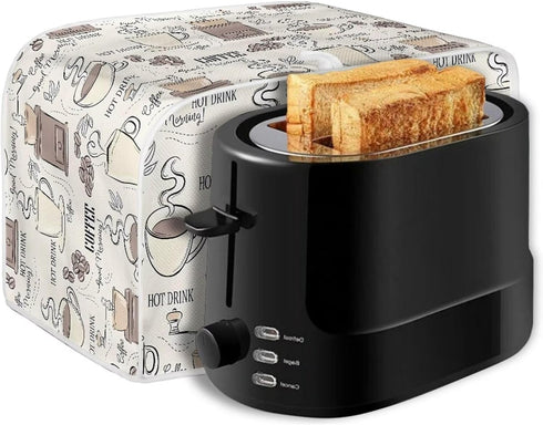 Mumeson Coffee Toaster Covers for 2 Slice Bread Toaster Oven, Kitchen Appliance Protection Cover
