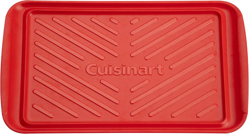 Cuisinart CPK-200 Grilling Prep and Serve Trays, Large Black and Red 17 x 10.5
