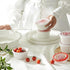 Sweese 6-Pack 8 oz Porcelain Ramekins with Lids, White Souffle Dishes for Baking, Oven-Friendly Pudding Bowls
