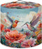 Washable Hummingbird Floral Air Fryer Cover for 6 Qt Pressure Cooker, Small Kitchen Appliance with Top Handle