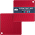 BTaT- Silicone Trivet Mats, 2 Pack, Rose Red Silicone Hot Pads for Kitchen, Trivets for Hot Pots and Pans