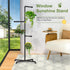 Hanging Plant Stand, Plant Hanger Indoor, Corner Hanging Plant Stand, Black Metal Holder for Bedroom, Living Room