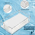 8.5x4.9x2.4 inches Fengzhe Acrylic Guest Towel Napkin Holder, Clear Bathroom Paper Hand Towels Storage Tray, Disposable