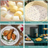 Numola Air Fryer Liners Disposable Parchment Paper, 100 Pcs Airfryer Sheets, 9 Inch White Non-stick Steamer Liner