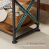 3 Simple Trending Side Table, End Table Living Room, Bedside Table for Sofa Couch, Nightstand with Tiers Open Shelves