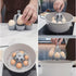 ZXiaJUMCR 6 Silicone Egg Boiler Rack, Freestanding Egg Boiler,egg boiler holder,Silicone Boiled Egg Cooker,Storage