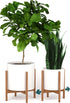8 12 Inch 8, 9, 10, 11 12 Inch Fox & Fern Adjustable Plant Stand Indoor to Mid Century Bamboo Plant Stand