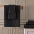 6 Set 2 2 2 Hawmam Linen Black Piece Bath Towels for Bathroom Original Turkish Cotton Soft, Absorbent and Premium Bath