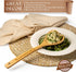 Gorgeous Heart Shaped Bamboo Wooden Spoon - Engraved Handle, Perfect Addition to a Kitchen Filled with Love