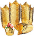 EUSOAR Disposable Baking Cups, 100pcs 3.5 Ounce Gold Tulip Cupcake Muffin Liners, Aluminum Foil Style Cupcake Cups