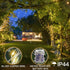 suddus 66ft 200 LED Outdoor String Lights, Warm White Christmas Fairy Light Battery Operated with Remote