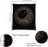 Indian Consigners Altar Cloth, Sun Moon Star Witchcraft Alter Tarot Spread Top Cloth, 24 by 24 Sacred
