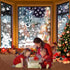 236PCS Christmas Window Clings, 9 Sheets Double-Sided Snowflakes Stickers for Glass Window Decor