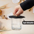 Patelai 6 Pcs Silicone Cup Covers 4.13 Inch, Flexible Reusable Mug Lid for Coffee Tea (Black)