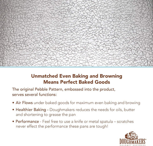Doughmakers Commercial Grade Aluminum Loaf Pan, 8.5" x 4.5"