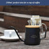 MERMOO YILAN Gooseneck Kettle Pour Over Coffee Kettle with Lid 350ml Stainless Steel Kettle Hand Drip Coffee Pot Long Narrow Coffee Pitcher Jug(black) by MERMOO YILAN