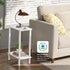 TB01BW062 TUTOTAK Small Side Table, Narrow End Table, Skinny Sofa Table, Slim Nightstand, Couch Table, Living Room, Bed
